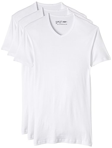 Dim Eco Dim, Camiseta para Hombre, Blanco, XL, Pack de 3