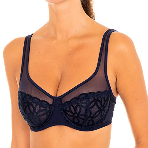 Dim Generous Mod Soutien Gorge Avec Armatures Sujetador con Aros, Bleu (Bleu Infini 8ot), 90C para Mujer