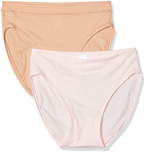 Dim Slip Body MOUV X2 Cierre, Multicolor Rose Ballerine/New Skin 8yb, 44 (Pack de 2) para Mujer