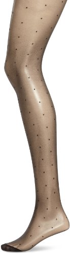 Dim Style Panty Fantasía Plumetis 15D Medias, Negro (Negro 127), Medium (Tamaño del fabricante:3) para Mujer