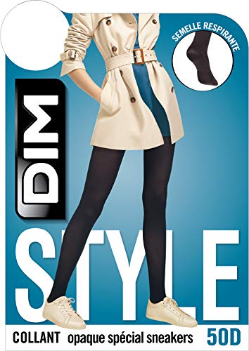 Dim Style Panty Opaco Especial Sneakers 50D Medias, Negro (Negro 127), Medium (Tamaño del fabricante:2) para Mujer