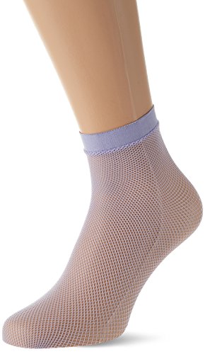 Dim Style Tobillero Fantasía Rejilla Calcetines, Azul (Lilas 0WW), One Size (Tamaño del fabricante:35/41) para Mujer