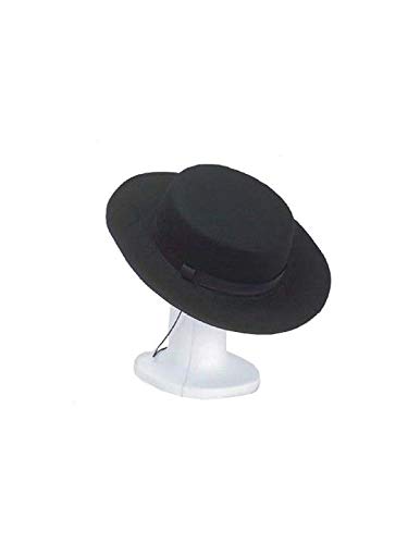 DISBACANAL Sombrero cordobés Adulto - Negro, Unica
