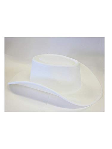 DISBACANAL Sombrero Tejano - Blanco, -