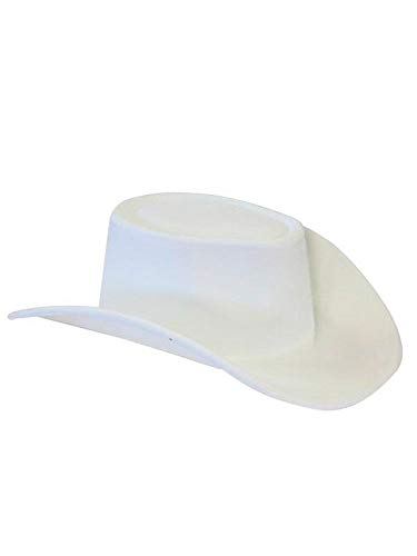 DISBACANAL Sombrero Tejano - Blanco, -