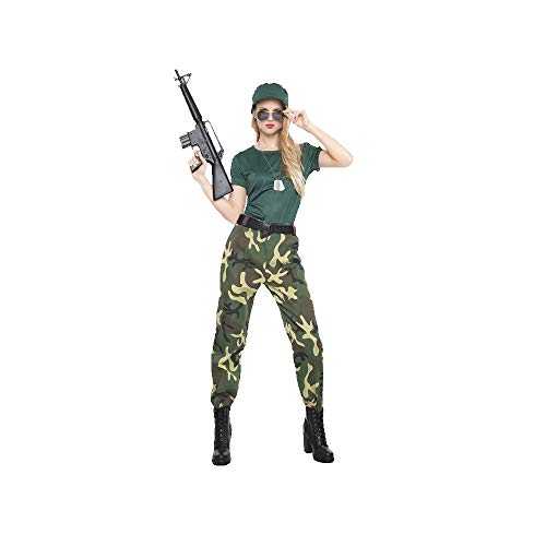 DISFRAZ MILITAR CHICA TALLA M-L