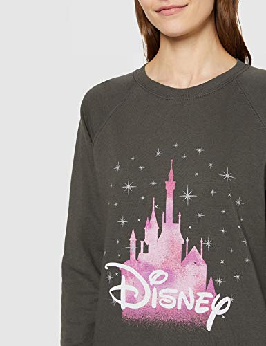 Disney Disney Castle, Sudadera Mujer, Grey (Light Graphite), 34 (Talla fabricante: X-Small)