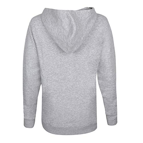 Disney Mickey & Minnie Mouse Hoodie Sudadera con Capucha, Gris, 38 para Mujer