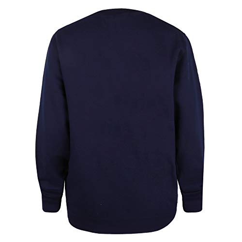 Disney Mickey Mouse-Oh Boy Crew Sweat Sudadera, Azul Marino, 38 para Mujer