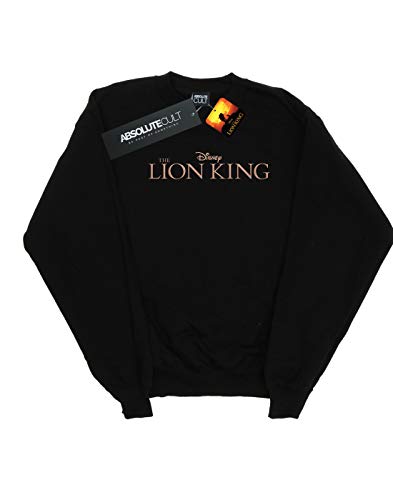 Disney Mujer The Lion King Movie Logo Camisa De Entrenamiento Negro X-Large