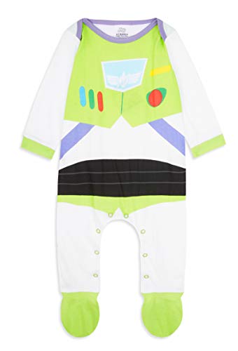 Disney Toy Story Ropa Bebe Niño, Pijama Bebe de Buzz Lightyear, Body Bebe 100% Algodon, Pijama Entero Niño, Regalos para Bebes Niño 0-18 Meses (Multi, 12-18 Meses)