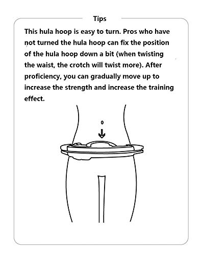 Dljyy Inteligente Hula aro-para Adultos Auto-Spinning aro Inteligente de conteo de Lazo Ajustable con Adelgaza Ejercicio for Hombres y Mujeres de Cintura Fina y Abdomen Pérdida de Peso