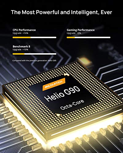 DOOGEE S96 Pro 8GB RAM + 128GB ROM, Smartphone 4G, Cámara Cuádruple 48MP, Visión Nocturna + Frontal 16MP, 6350mAh Movil Android 10, 6.22 HD+, NFC, GPS, IP68 IP69K Resistente al Agua, Golpes, Naranja