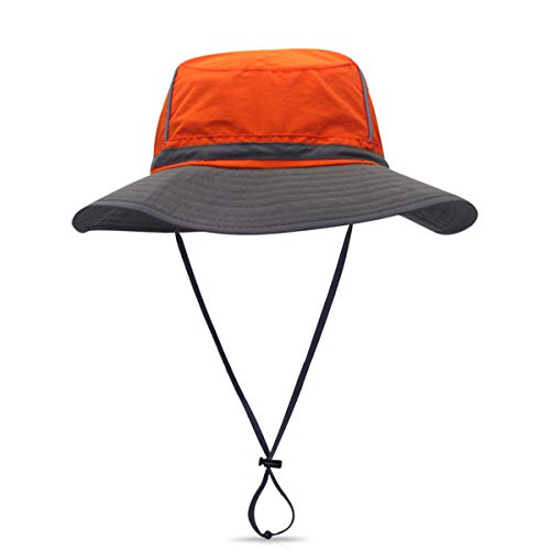 DORRISO Moda Sombrero de Sol Hombres Mujer Sombrero para el Sol Anti-UV Vacaciones Viaje Playa Gorro de Pesca Unisexo Sombrero