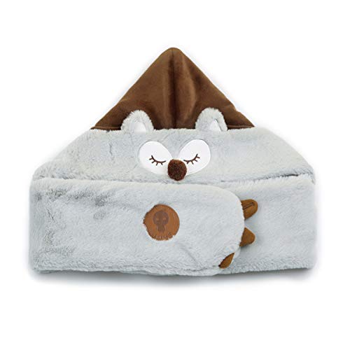 DORRISO Unisex-niños Sombrero con Bufanda Chicos Chicas Sombrero y Bufanda Otoño Invierno Primavera Calentar Ligero Gorro Bufanda Sombrero 3-10 años Niño Marrón