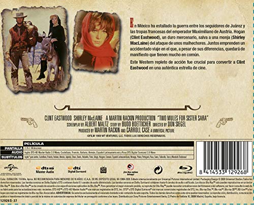 DOS MULAS Y UNA MUJER - EDICIÓN HORIZONTAL (BD) [Blu-ray]
