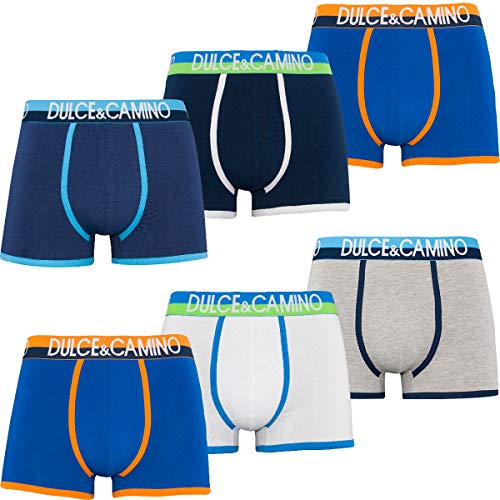 DOUBLE M, Calzoncillos Hombre Bóxer Algodón, Ropa Interior Masculina, Bóxer para Hombre, Bóxer Ajustados Hombre, Bóxer Deportivo, Bóxer Colores, Diferentes Tallas (M,L,XL,XXL), Pack 6 o Pack 5