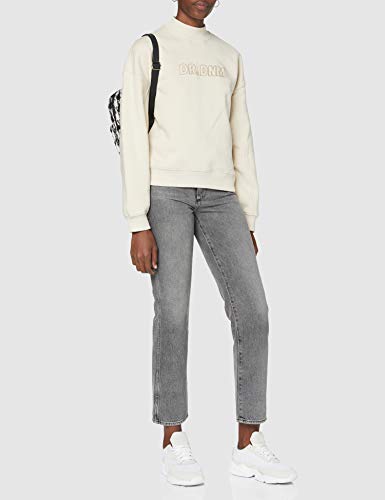 Dr. Denim Memphis Sweatshirt Sudadera, Cashew NV Embroidery, XL para Mujer