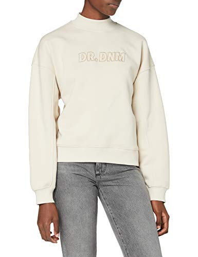 Dr. Denim Memphis Sweatshirt Sudadera, Cashew NV Embroidery, XL para Mujer