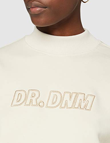 Dr. Denim Memphis Sweatshirt Sudadera, Cashew NV Embroidery, XL para Mujer