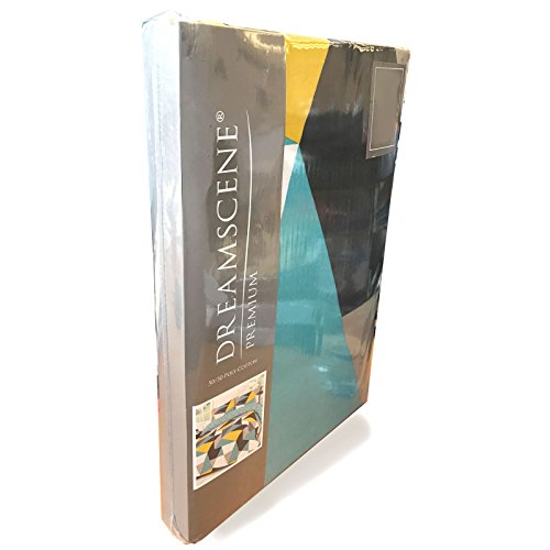 Dreamscene Funky formas funda de edredón juego de ropa de cama, multicolor – King