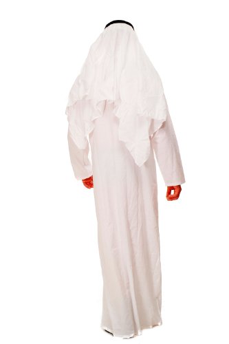 dressmeup Dress ME UP - Disfraz para Hombre Oriente Próximo saudí emir Jeque árabe túnica zaub zobe K48 Talla 52, L