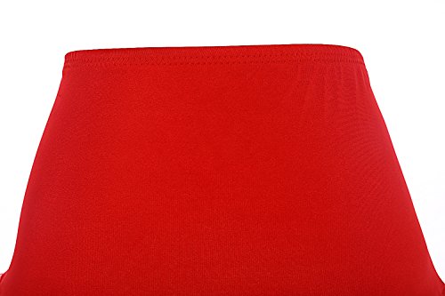 DRESSTELLS Mujeres Cancan 50s Retro Rockabilly Enaguas Miriñaques Faldas Red S