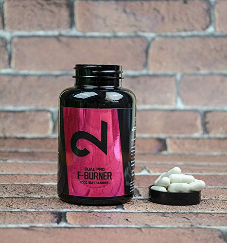 Dual Pro F-burner | Funciona Sin Deporte | Para Mujeres Y Hombres | 100 Cápsulas Veganas | Sin Aditivos & Estimulantes | Suplemento Alimenticio 100% Natural | Píldoras Dietéticas Para Perder Peso