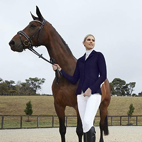 Dublin - Americana de Sastre Ecuestre con Malla Hanna para Chica Mujer (96 cm) (Marino)