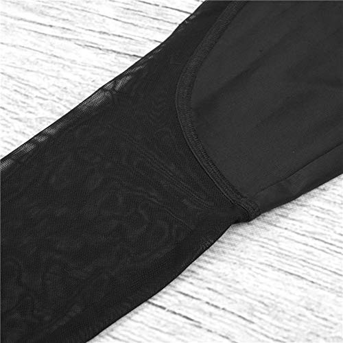 Ducomi LIV Leggins Transparentes para Mujeres - Looks Sexy y Casual en Gimnasia y Ropa Exterior - Leggings Ligeros, Transpirables y de Máxima Comodidad - Ropa Deportiva, Yoga, Pilates (S)