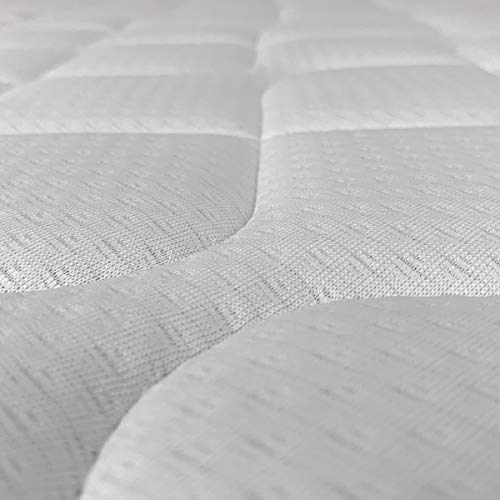 Duérmete Online Colchón viscoelástico Lyla Reversible (Cara Invierno-Verano) | Muy Transpirable | Fabricado en ESPAÑA, Alta Calidad, 120x190