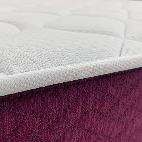 Duérmete Online Colchón viscoelástico Lyla Reversible (Cara Invierno-Verano) | Muy Transpirable | Fabricado en ESPAÑA, Alta Calidad, 120x190