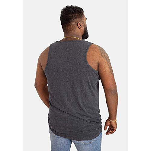 Duke - Camiseta sin Mangas Modelo Fabio-1 Kingsize para Hombre (5XL) (Negro)
