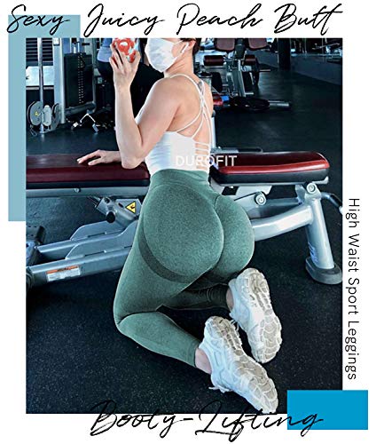 DUROFIT Mallas Pantalones Deportivos Leggings Mujer Mallas Deportivas Fitness Leggins Polainas de Yoga Training Fitness Estiramiento Azul L