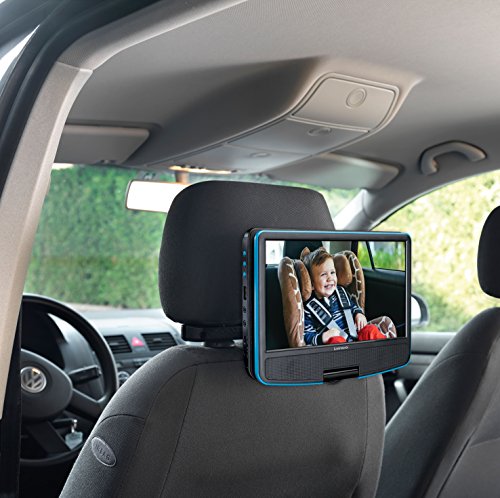 DVD Portátil 9" LENCO DVP-910BU Color Azul, USB, Auriculares, Mando