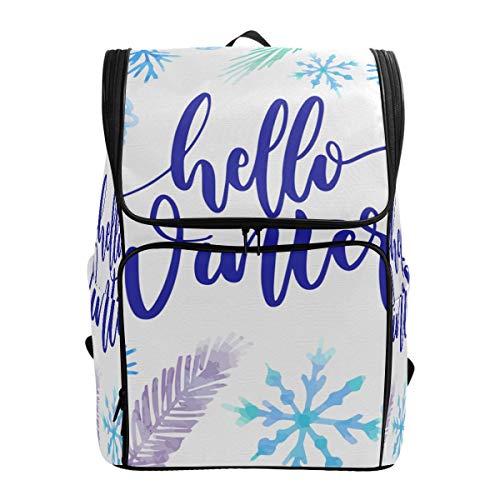 DXG1 - Mochila para Mujer, Hombre, Adolescente, niña, Hola para Invierno, Bolso de Moda, Bolsa de Viaje, Colegio, Casual, para Regreso a casa, Suministros de Gran Capacidad
