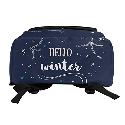 DXG1 - Mochila para Mujer, Hombre, Adolescente, niña, Hola para Invierno, Bolso de Moda, Bolsa de Viaje, Colegio, Casual, para Regreso a casa, Suministros de Gran Capacidad
