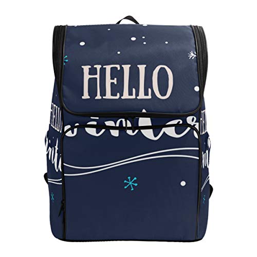 DXG1 - Mochila para Mujer, Hombre, Adolescente, niña, Hola para Invierno, Bolso de Moda, Bolsa de Viaje, Colegio, Casual, para Regreso a casa, Suministros de Gran Capacidad