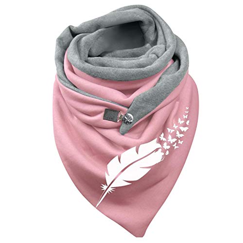 Eaylis Bufandas Las Mujeres De La Moda Que Imprimen El BotóN del Abrigo Suave Ocasionales Calientes Chales Caliente Mantas Cozy Pashmina Bufanda Larga TartáN Enrejado MantóN MulticolorAFree Size