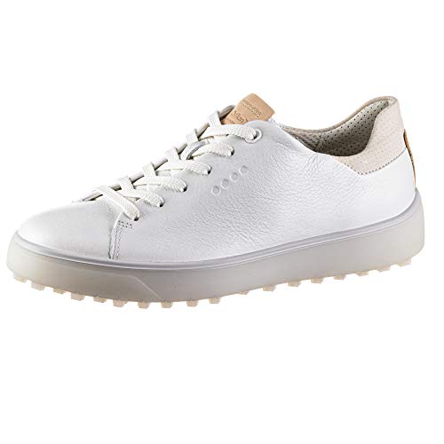 ECCO Tray, Zapatos de Golf Mujer, Bright White, 36 EU