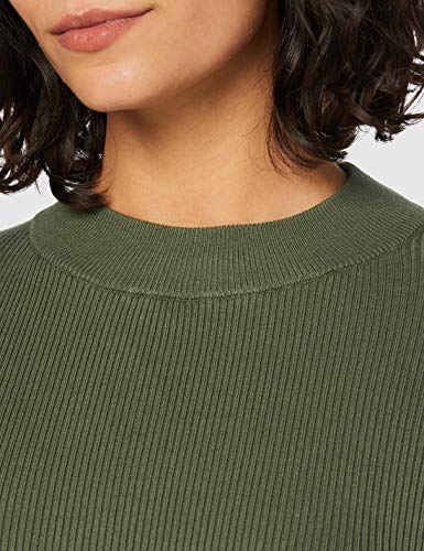 edc by Esprit 090cc1i303 Suéter, Verde (345/Kaki Claro), S para Mujer