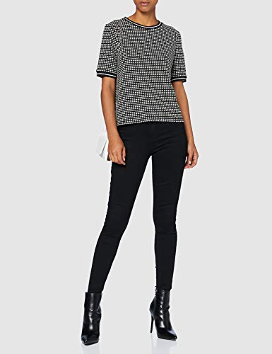 edc by Esprit 090CC1K325 Camiseta, 001/negro, S para Mujer