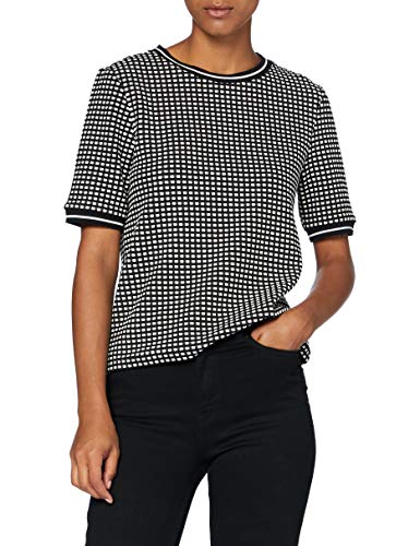 edc by Esprit 090CC1K325 Camiseta, 001/negro, S para Mujer