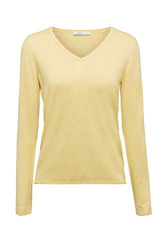 edc by Esprit 999cc1i801 suéter, Amarillo (Yellow 750), Large para Mujer