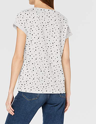 edc by Esprit 999cc1k817 Camiseta, Blanco (Off White 110), Small para Mujer