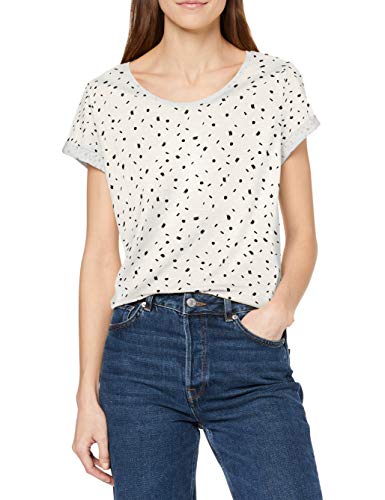 edc by Esprit 999cc1k817 Camiseta, Blanco (Off White 110), Small para Mujer
