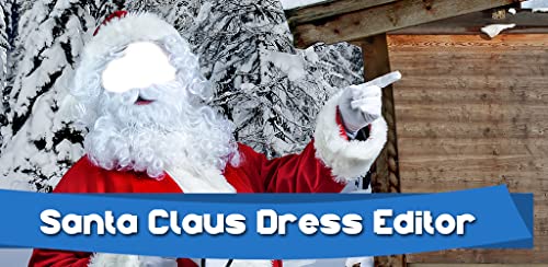 Editor vestido de Santa Claus