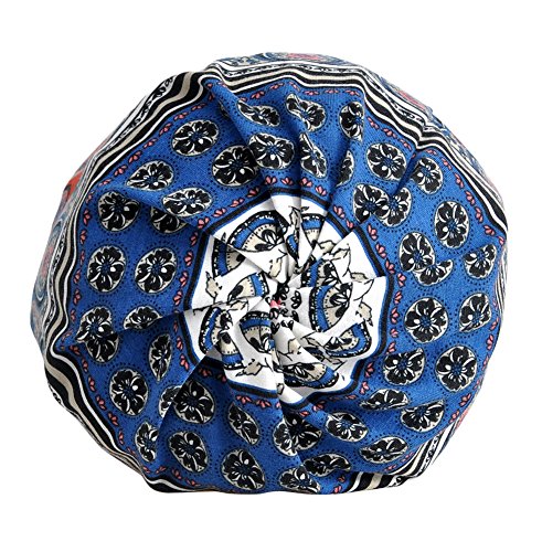 EEVASS Mujer Pañuelo Algodón Bandana Sombrero de Beanie Cabeza Transpirable Casquillo (# E, 2)