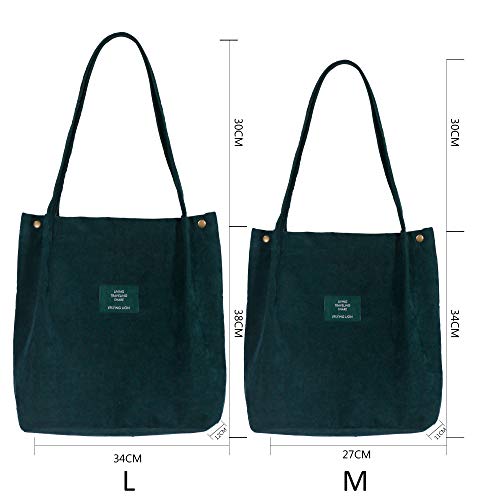 Eflying Lion Hombro Bolsos de Mujer-Tote Bag Pana para Compras,Colegio