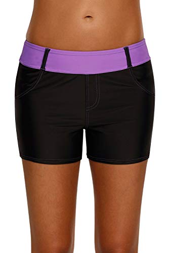 Elodiey Pantalones Cortos De Natación Pantalones Bikini Negocios Calzoncillos Mujer para Cortos Traje De Baño 2018 Surfing Belly Walk Traje De Baño con Cintura Elástica Mini Bikini Slip Ropa De Playa